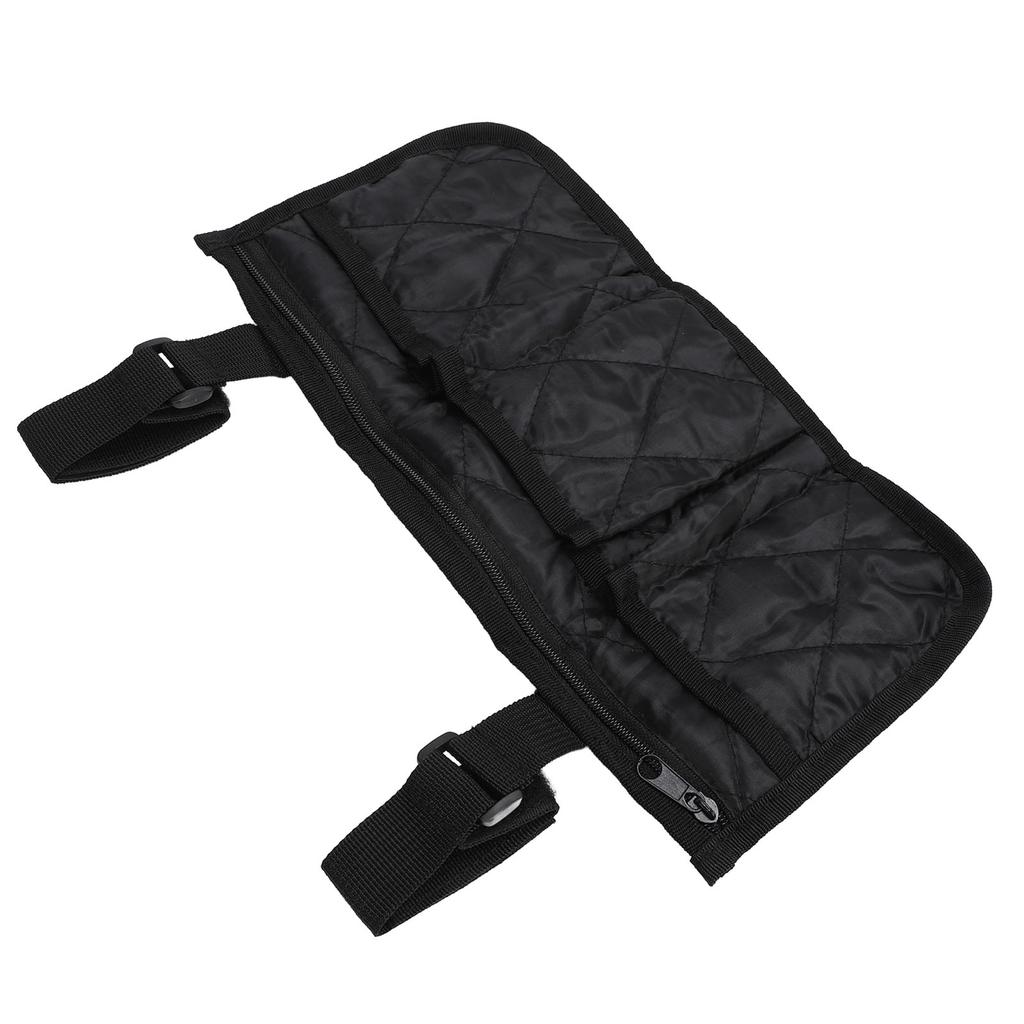 Wheelchair Side Bag Armrest Pouch Waterproof Polyester Storage Accessories for Walkers Rollators