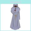 Medieval Monk Costume Wizard Priest Robe Shawl Set For Halloween Cosplay Enthusiasts