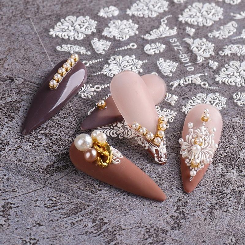 1pc Nail Stamping Platte Nail Art Vorlage 5D Rose Blume Schmetterling Stamping Bild Platte Nagel Werkzeuge