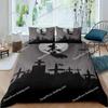 Copripiumino Stampato 3D Motivo Vampiro Volante di Halloween Copripiumini Per Bambini Set Biancheria da Letto Singolo Twin Queen King Tessile per la Casa
