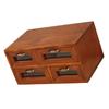 Elegant Wooden Storage Box With Multiple Drawers Antique Style Wooden Storage Cabinet Ideal For Makeup Tools And Keys