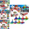 Super Mario Rückzieh-Kart Spielzeugmodell Displaybox Interaktives Rennauto für Kinder