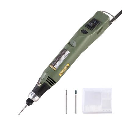 PROXXON Mini-Fräser MM20 Mini-Fräser mit einem leistungsstarken Motor 26700 Schwarz Stiftförmig klein, Nr.