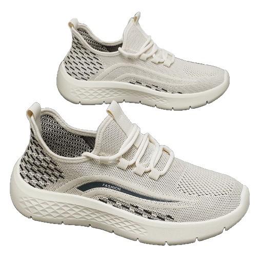 Men's Breathable Thin Fly Woven Mesh Running Sports Shoes Lightweight Soft Sole Casual Travel Large Size
