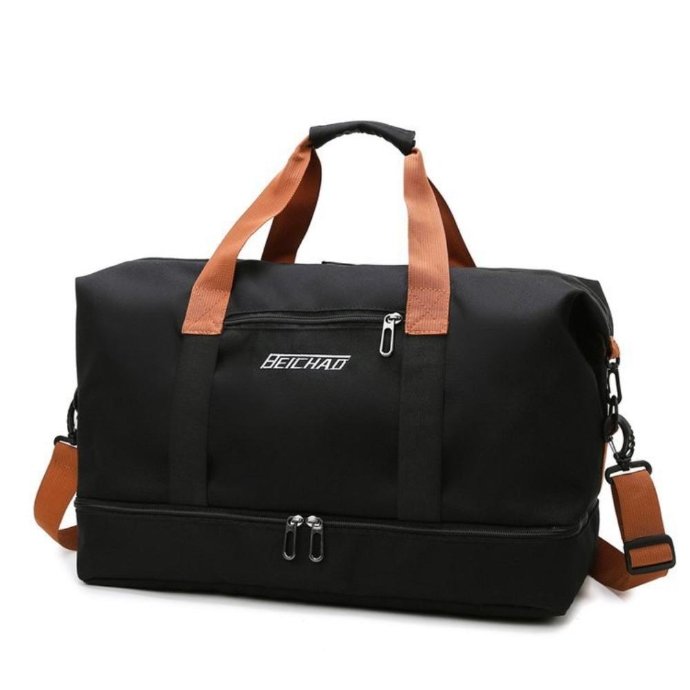 Large Capacity Independent Shoe Compartment Fitness Bag Wholesale Wet and Dry Separation Sports Yoga Bag Short-distance Play Business Travel Bag