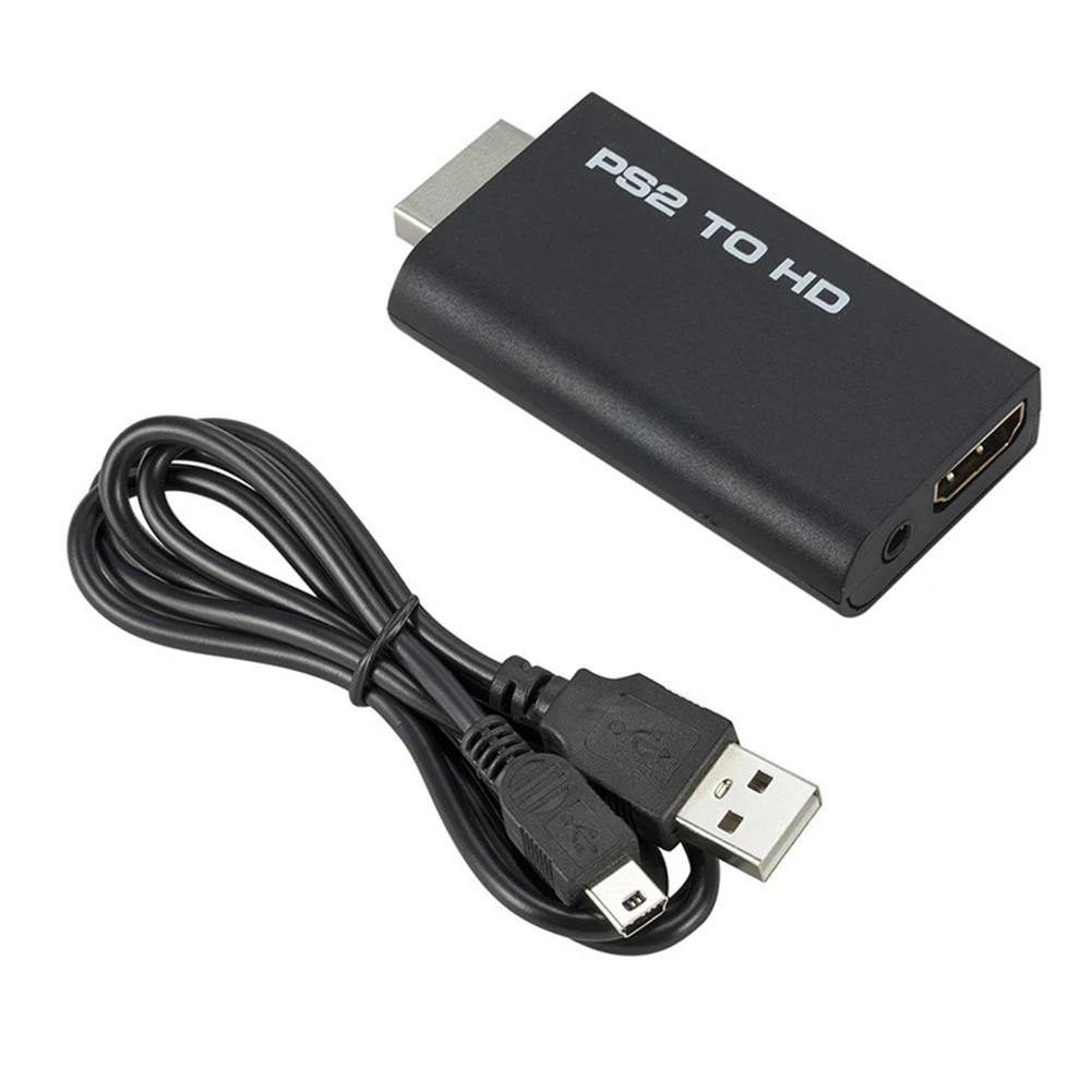 1-3 Stück Für PS2 zu HDMI-kompatibler Audio-Konverter 1080P Full HD Video-Konvertierungs-Übertragungsschnittstelle Spielkonsole zu HDTV