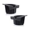 2PCS Right+Left Black Center Console Cup Holder Insert For Toyota Tacoma 05-17