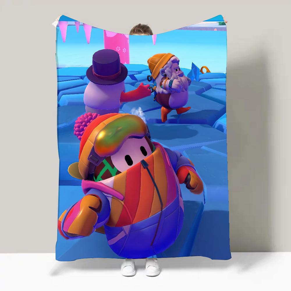 Game F-Fall Guys Blanket Design Lightweight  For Dorms, Naps, Living Room, Office,Sofa,All-Season
