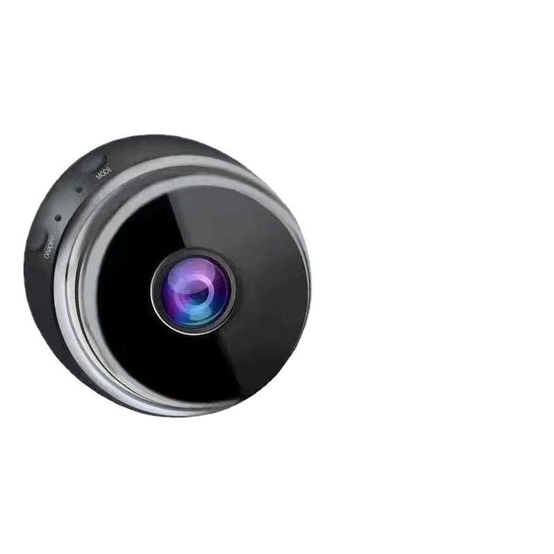 

Wireless HD Home Security Camera - Remote Phone Access, No Monitor or Plug-In Needed, Smart Network Integration. Ultra HD Black with Full Accessories