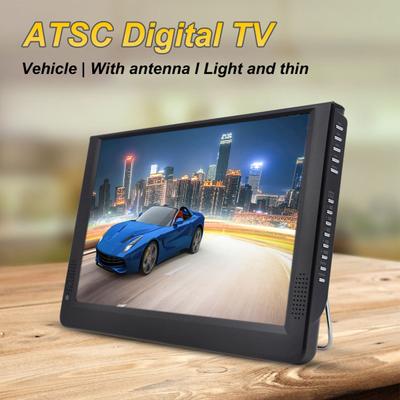 D12 Excellent lecteur de télévision Stable polyvalent pour voiture sortie stéréo effet sonore 12 pouces DVB-T2 Portable