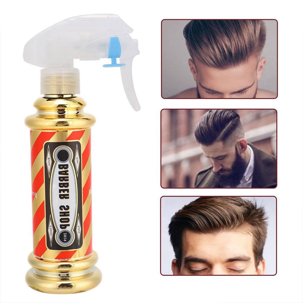 Hairdressing Spray Bottle Salon Barber Shop Hair Styling Water Spray Kettle 150mlGold