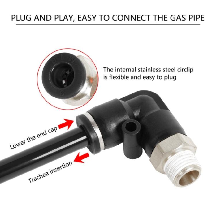 TurbosVehicles Vacuum Fitting Kit TurbosWastegate & Solenoid Push Lock Connector