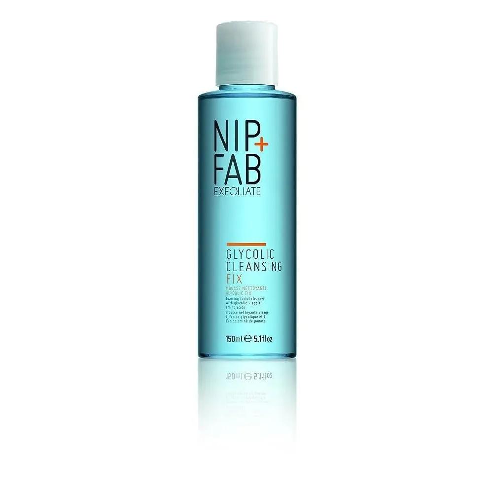 Nip + Fab Гликолевая Кислота Fix Пенка для Умывания 180мл Обогащенная Оливковым Маслом Отшелушивающая Обновляющая AHA Пенка для Умывания Лица Ровный Тон