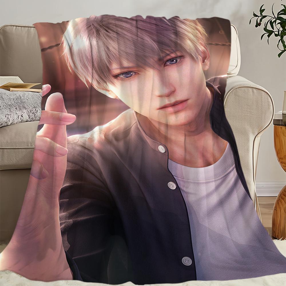 Game Love and Deepspace Xavier Blanket Blanket for Couch Sofa Travel Home Hiking Picni Bed Beding Flannel Blanket birthday gift