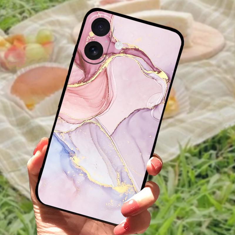 For Apple iPhone 16 Plus Cover iPhone16 Full Protective Silicone Phone Coque For iPhone 16 Pro Max Soft TPU Shockproof  Fundas