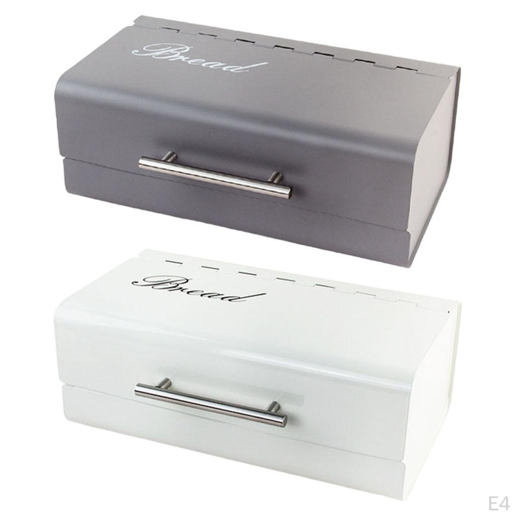 Bread Storage Box with Lid for Kitchen Countertop Coffee Table Organizer Home Storing