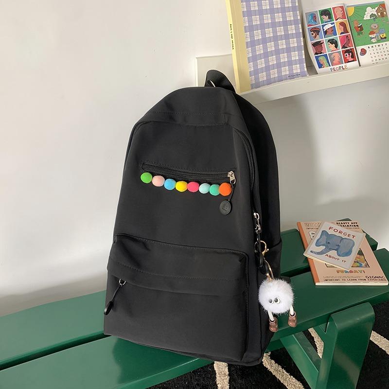 Small fresh and cute girl backpack, new large-capacity casual versatile student backpack