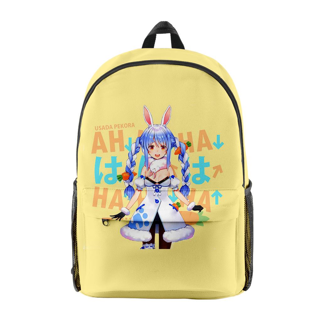 Classic Novelty Cool usadapekora pupil Bookbag Notebook Backpacks 3D Print Oxford Waterproof Boys/Girls Travel Backpacks