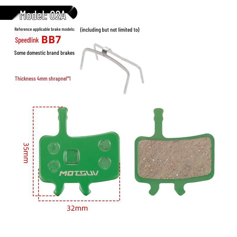 Hydraulic Disc Brake Ceramic Pads for Mountain Bikes