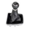 6-biegowa Do VW Tiguan 2007 2008 2009 2010 2011 Stylizacja Samochodu Gałka Zmiany Biegów Nowa Gałka Z Skórzanym Mieszkem