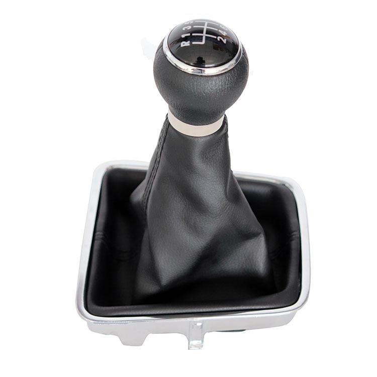 6-biegowa Do VW Tiguan 2007 2008 2009 2010 2011 Stylizacja Samochodu Gałka Zmiany Biegów Nowa Gałka Z Skórzanym Mieszkem