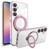 For Samsung Galaxy S24 Case Kickstand PC+TPU Magnetic Phone Cover