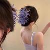 Korean Style Bianan Flower Hairpin Equinox Flower Simulation Flower Grasp Clip Hair Claw  Photo