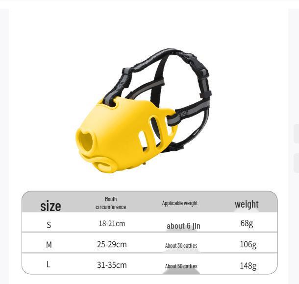 Reflective Adjustable Dog Muzzle - Prevents Ingestion, Original Design for Outdoor Use