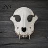 Realistic Sheep Skull Masque Halloween Head Masque, Full Face Cosplay Accessory, Spooky Scary Animal for Masquerade Party 3D