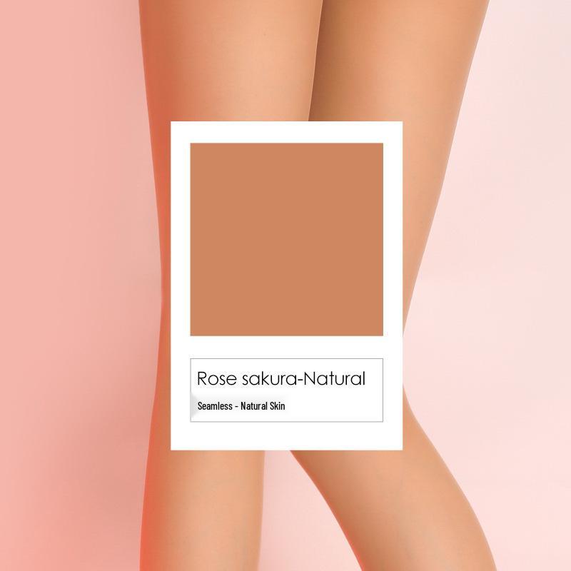 Luoying 8314 Seamless Transparent Black Velvet Pantyhose with Butt-Lifting Shaping