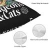Funny And Cats Square Pillow Cases Cushion Covers Awesome Zipper Decor Pillowcase for Living Room