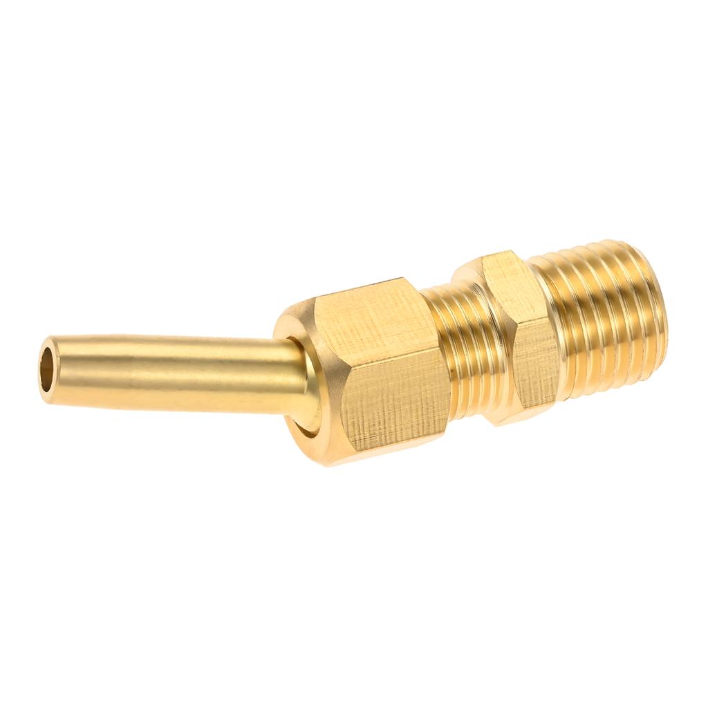 5pcs Brass Fountain Nozzle 1/8" 1/4" Thread Hexagonal Injection Head Water Curtain Landscape Equipment Garden Pond Swimming Pool