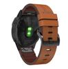 For Garmin Fenix 6X Genuine Leather Smart Watch Replacement Band Wrist Strap
