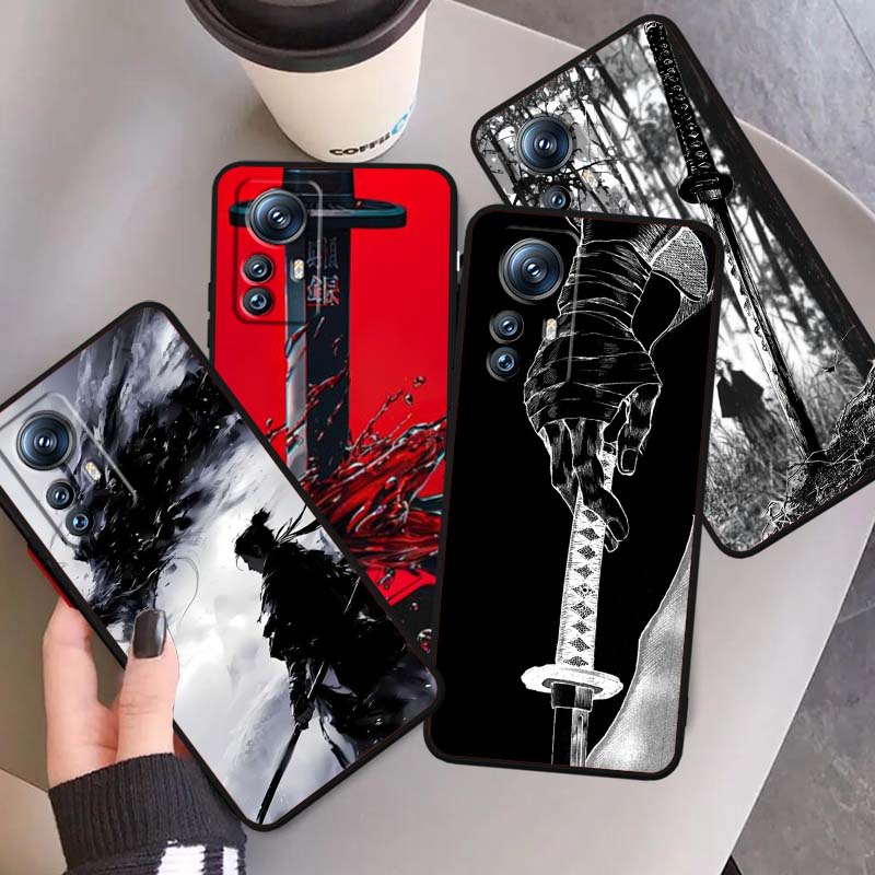 Ancient Style Swordsman For Xiaomi Mi 15 14 13 13T 12 12T 12S 11 11i 11T Pro Ultra Lite 5G Black Soft Phone Case