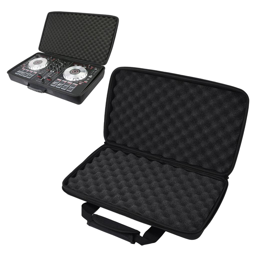 DJ Controller Storage Bag Portable Carrying Case for Double Channel DJ Controllers