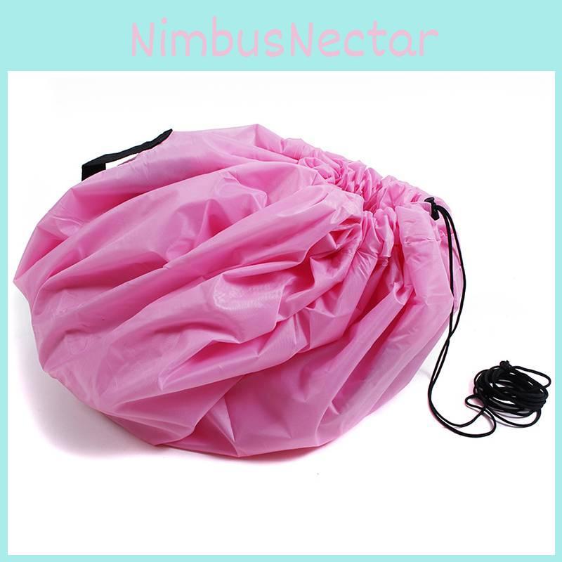Baby Toy Storage Bag Large Waterproof Play Mat For Travel And Home Organizing