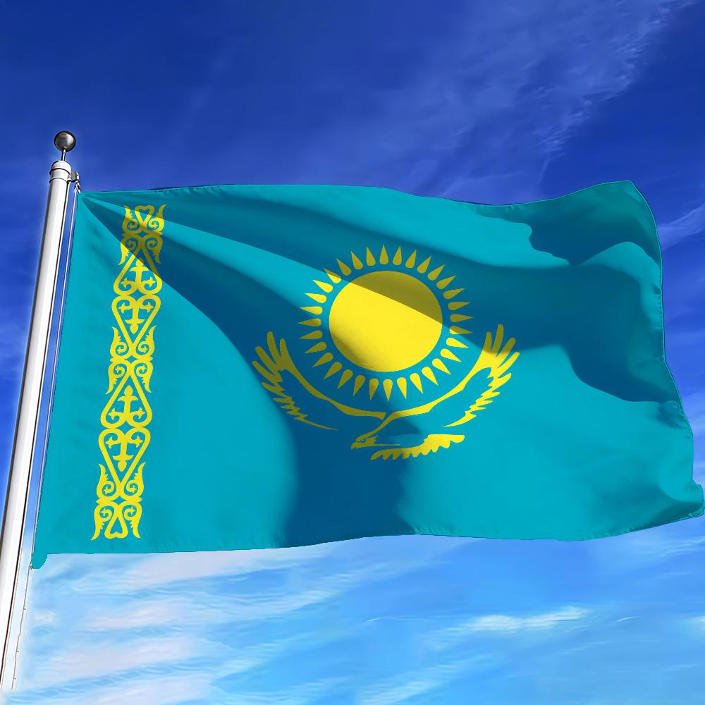 Land K-Kasachstan Flagge Für Camping Party Picknick Studio Stand Hintergrundwand Innendekoration Banner