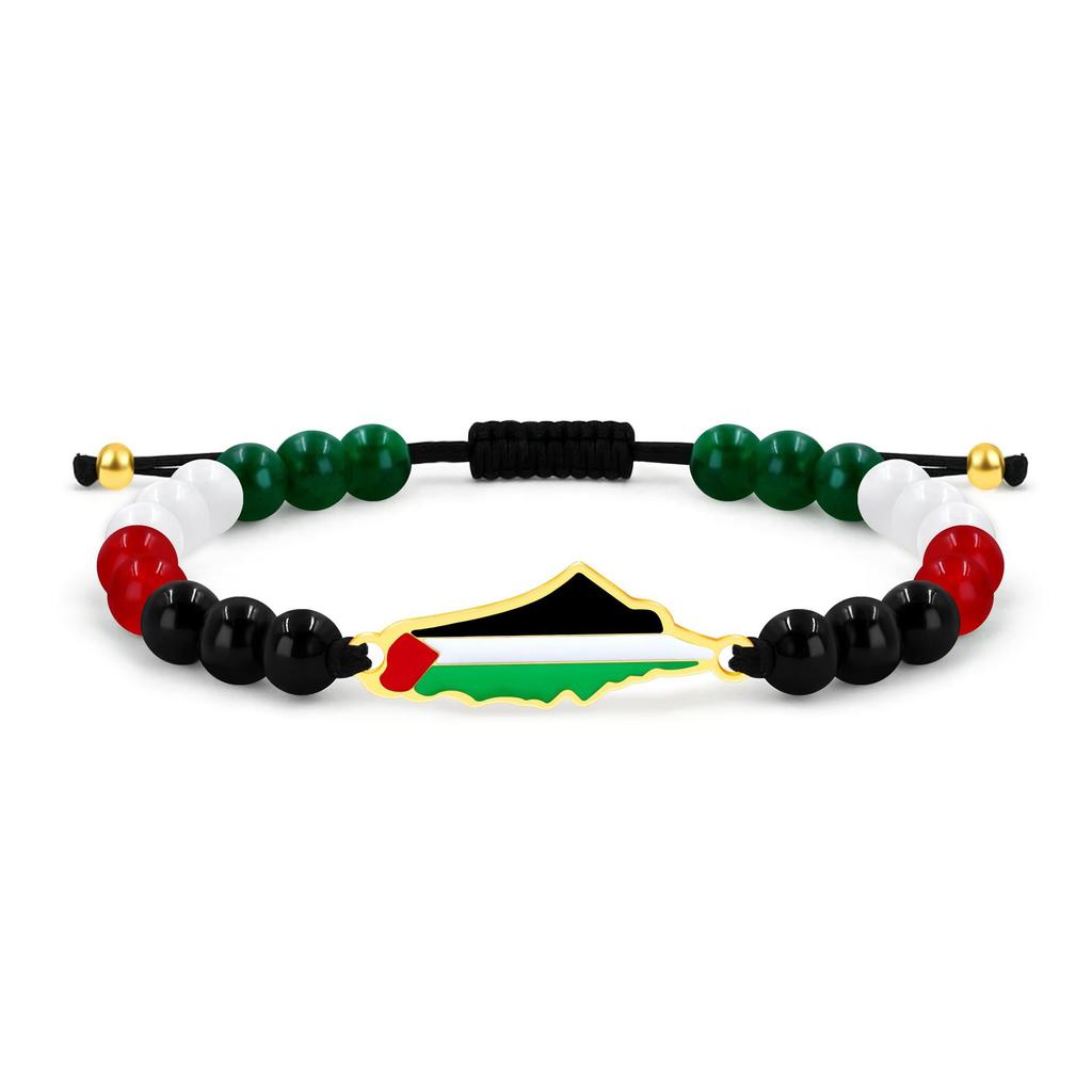 Map Bracelet Adjustable Bracelet Handmade Bracelet Adjustable For Purposeful Wear Support Unity Symbol
