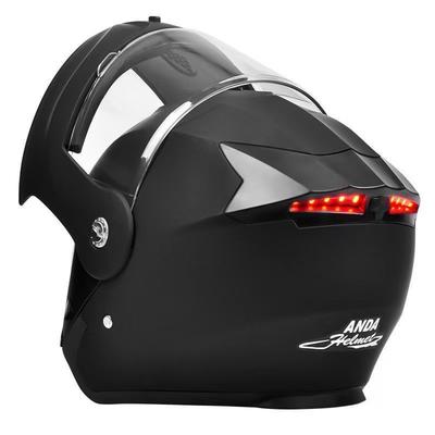 Men Women's Universal Uncovering Helmet Electric Motorcycle Four Seasons Full Riding Half AD Factory Straight Hair