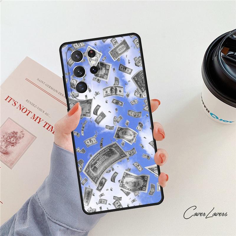 Dollars Money phone case For Samsung Galaxy S24 S25 S23 S22 Ultra Note 10 20 Plus S20 S21 FE Cover