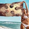 The First Slam DunK Beach Towel Cartoon Cute Summer Kids Large Bath Pool Beach Towel Microfiber Absorbent For Swimming Travel