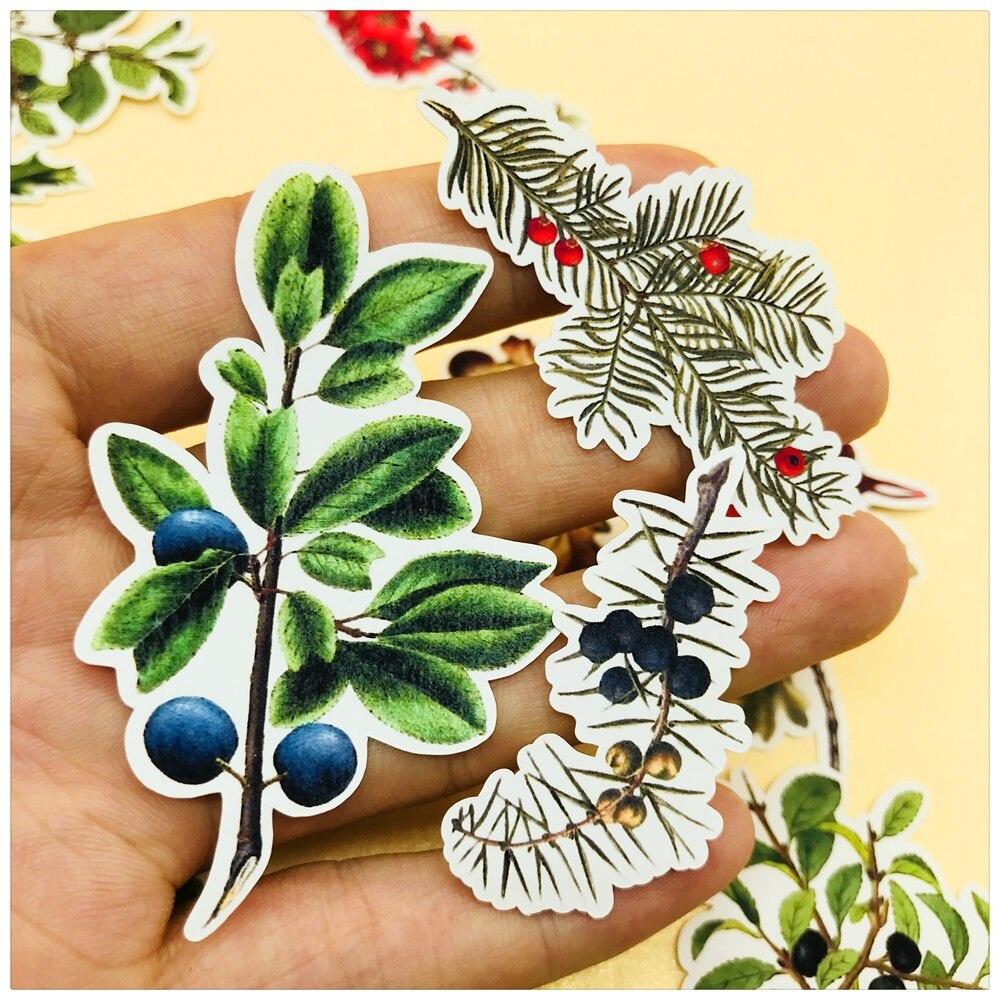 

29Pcs/Set Vintage Plant Flower Leaves Sticker DIY Craft Scrapbooking Album Journal Happy Planner Decorative Stickers светло-серый