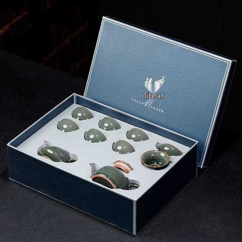 Qiuchao Ge Yao Ceramic Kung Fu Tea Set