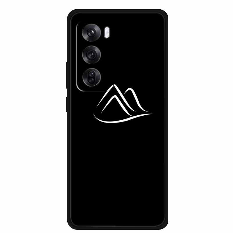 Reno 12 Pro 5G Personalized Black TPU Soft Pattern Phone Case