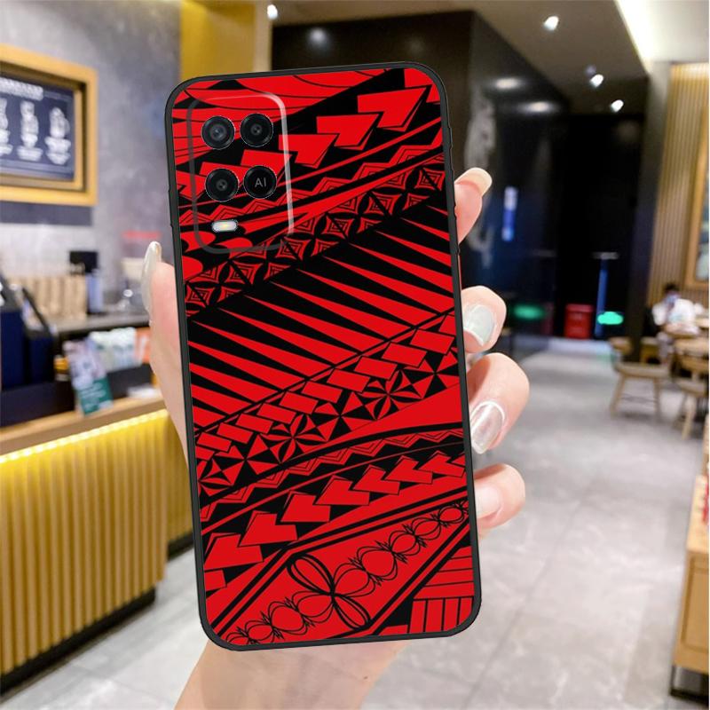 Polynesian Mix Case For Oppo A96 A76 A16 A17 A18 A60 A80 A40 A38 A58 A78 A98 A94 A74 A54 A15 A57 A77 A5 Pro