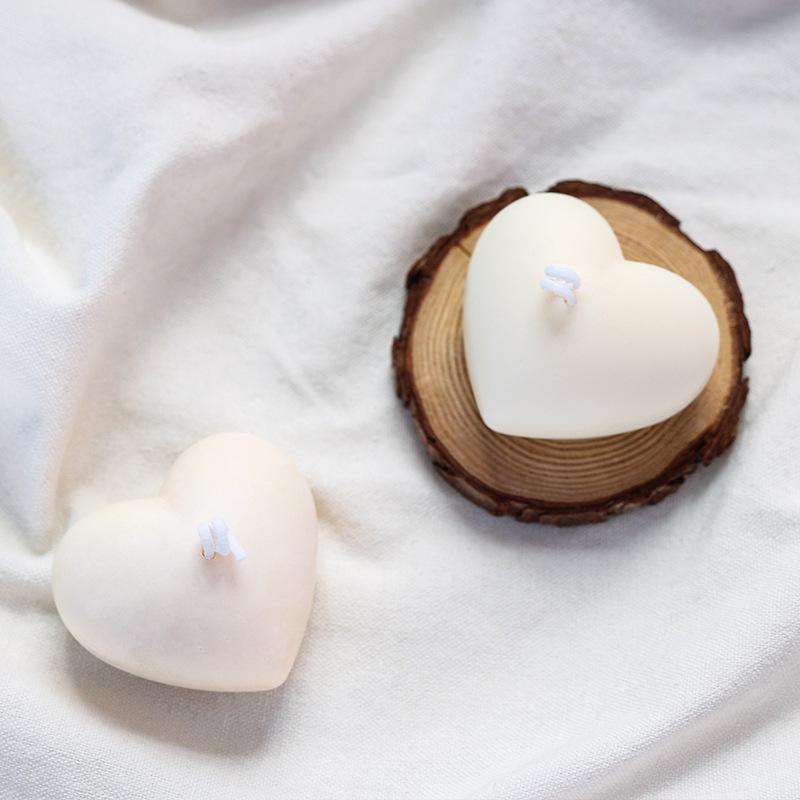 3D Love Heart Silicone Mold Aroma Gypsum Plaster Silicone Mould Home Decoration Party DIY Love Heart Candle Resin Mold