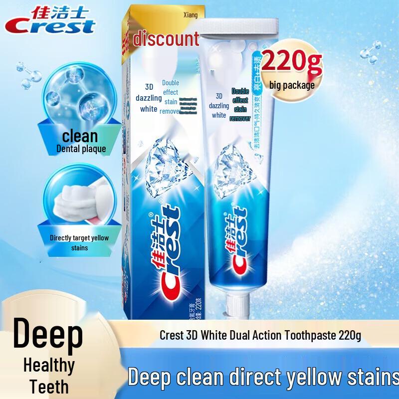 Crest 3D White Dual-Effect Toothpaste