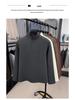 Men's Winter Fleece Hoodie with Half-High Collar - Thick, Warm Base Layer for Casual Fashion