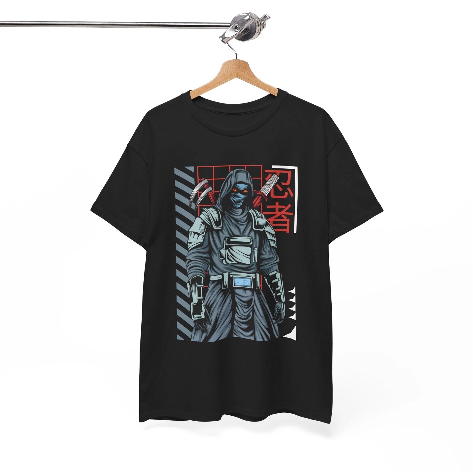 Urban Ninja T-Shirt | Japanese Cooking Tee | Ramen & Sashimi Lover Shirt M