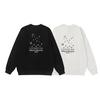 Men's Embroidered Letter Long Sleeve Sweatshirt